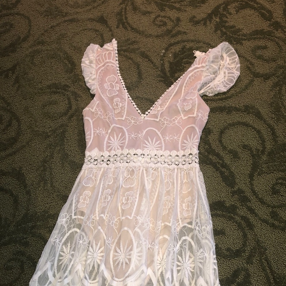NWOT Festival Lace Bodysuit Dress💗🌟